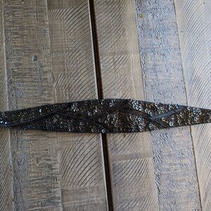 Vintage Milor Hand Made Beaded Belt Retro 1980s